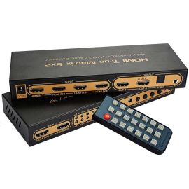 Matrix HDMI 6x2 EDID ARC PIP 1.4V 3D 4K Audio 5.1 | HDMX0006M1 | ASK | VenSYS.ua